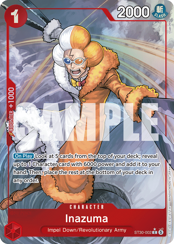 Inazuma (Character) (ST30-002) (C) (Alternate Art)