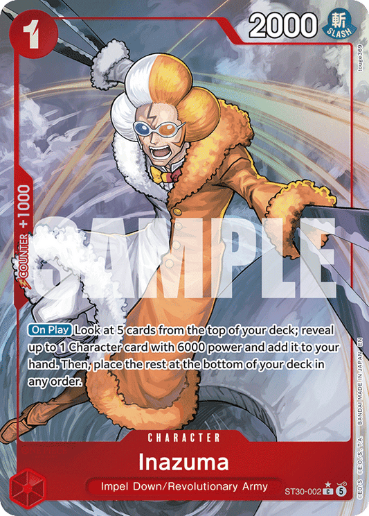 Inazuma (Character) (ST30-002) (C) (Alternate Art)