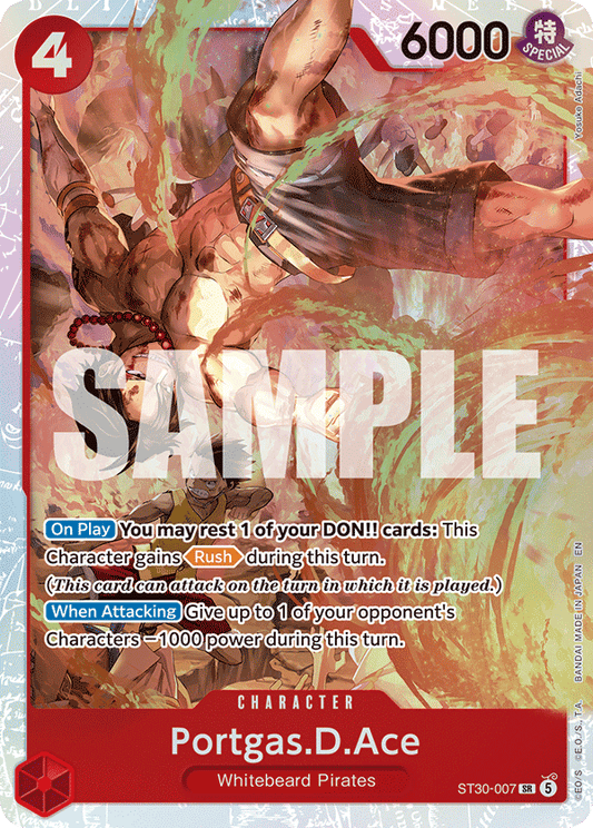 Portgas.D.Ace (Character) (ST30-007) (SR)