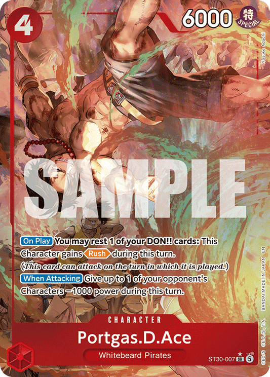 Portgas.D.Ace (Character) (ST30-007) (SR) (Alternate Art)