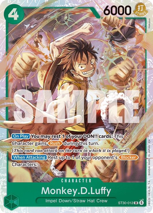 Monkey.D.Luffy (Character) (ST30-012) (SR)