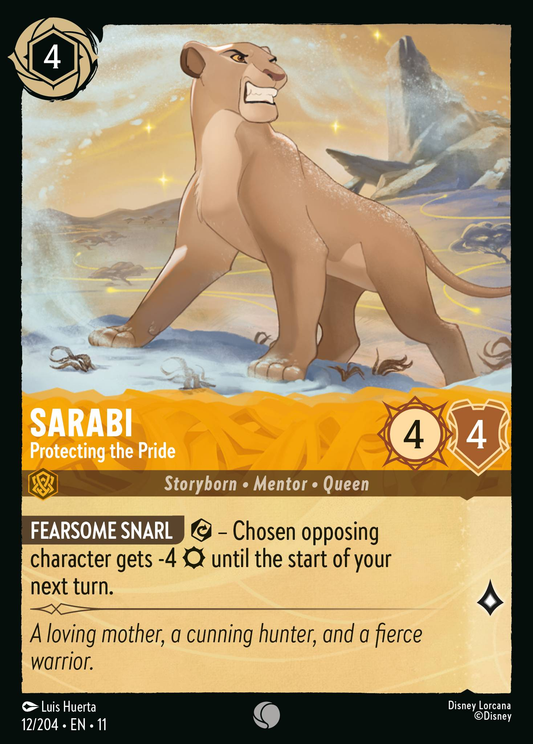 Sarabi - Protecting the Pride (Storyborn - Queen)(12/204 EN 11) (C)