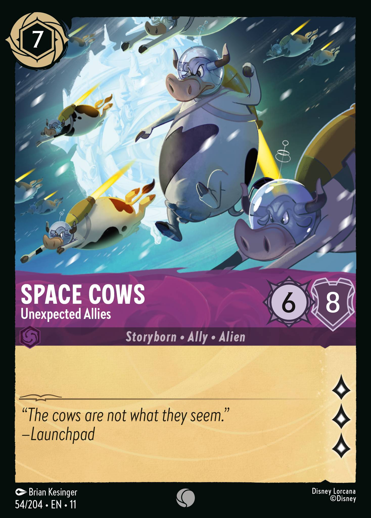 Space Cows - Unexpected Allies (Storyborn - Ally)(54/204 EN 11) (C)
