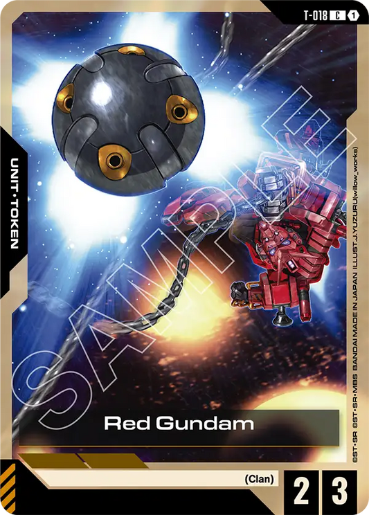 Red Gundam (Unit/Token) (T-018) (C)