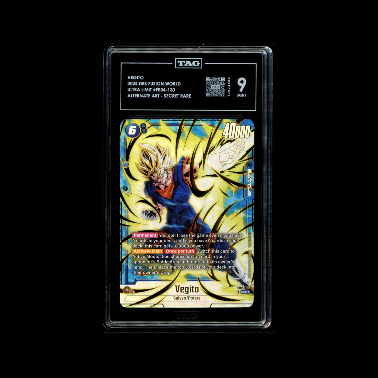 Vegito (FB04-130) Tag 9 (Mint)