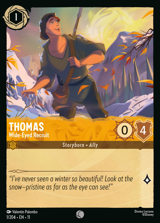 Thomas - Wide-Eyed Recruit (Storyborn - Ally)(1/204 EN 11) (C)