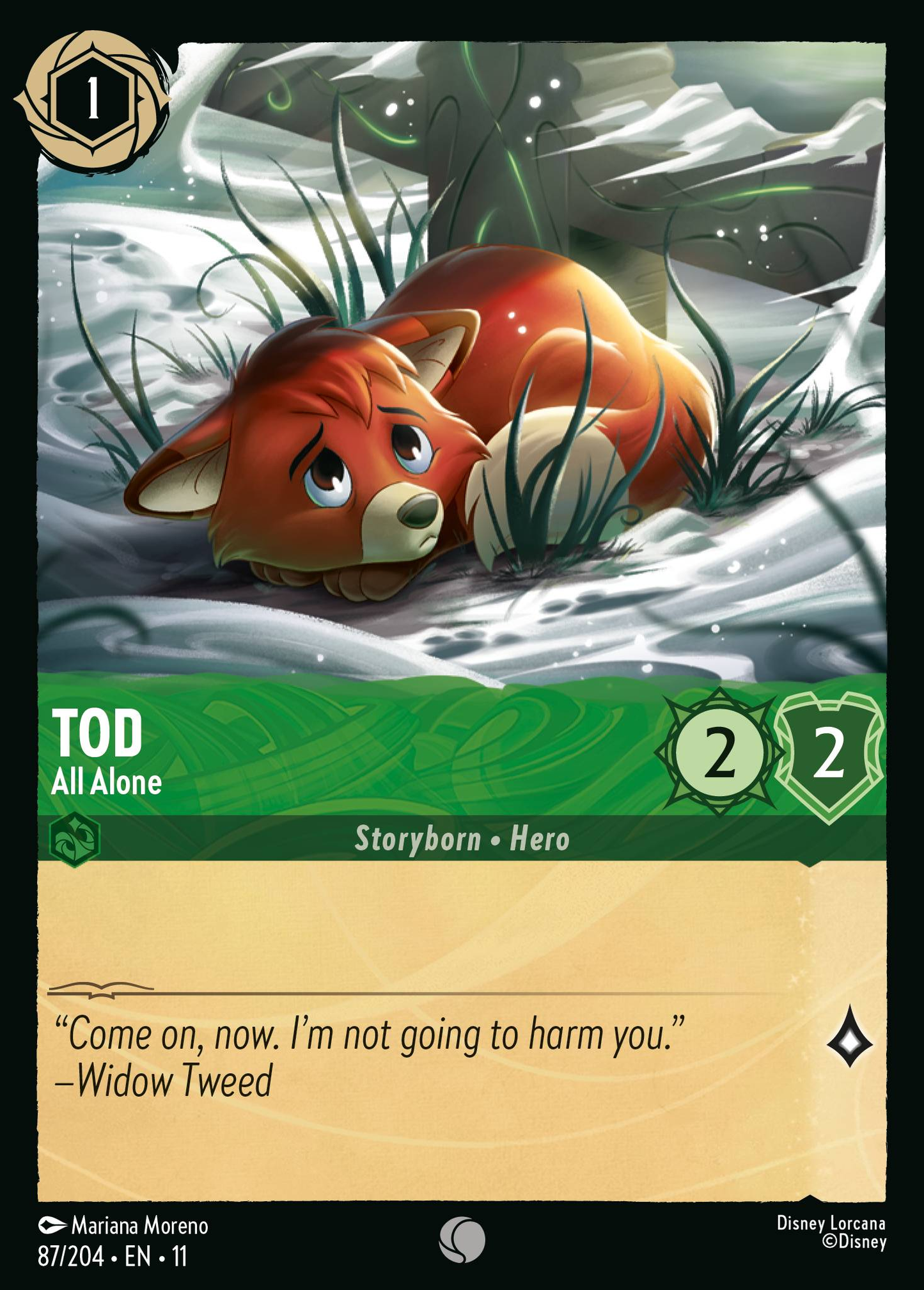 Tod - All Alone (Storyborn - Ally)(87/204 EN 11) (C)
