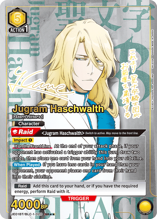 Jugram Haschwalth (UE01BT/BLC-1-020) (SR**) (Alternate Art) (Signature)
