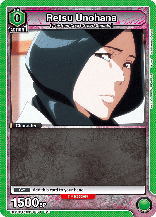 Retsu Unohana (Character) (UE01BT/BLC-1-071) (C)