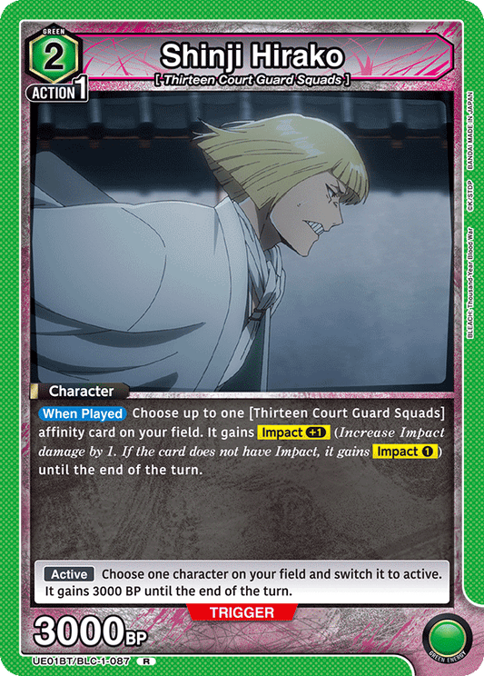 Shinji Hirako (Character) (UE01BT/BLC-1-087) (R)