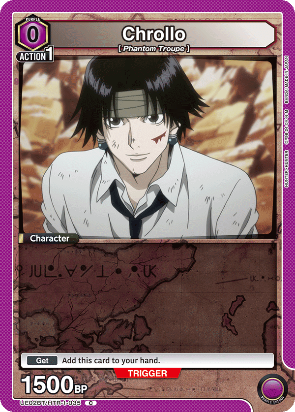 Chrollo (UE02BT/HTR-1-035) (Holo-Box Topper)
