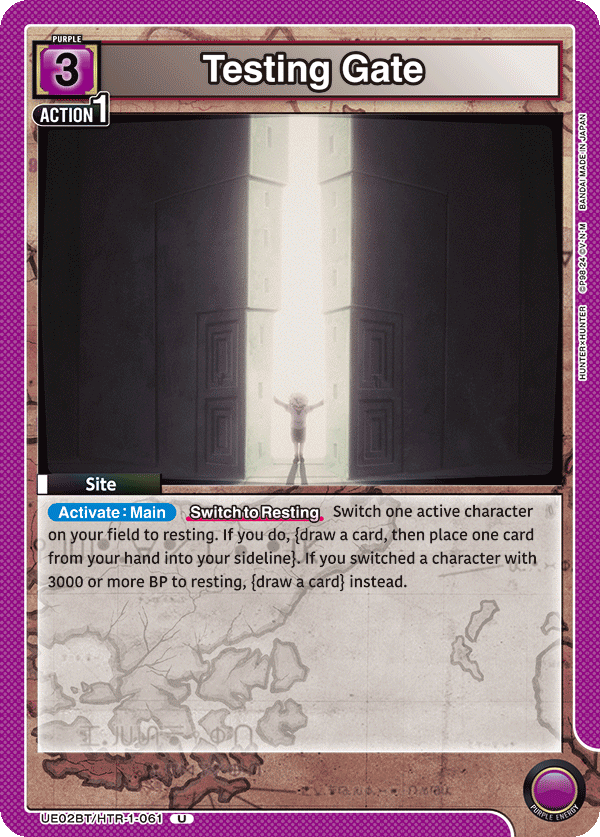 Testing Gate (Site) (UE02BT/HTR-1-061) (U)