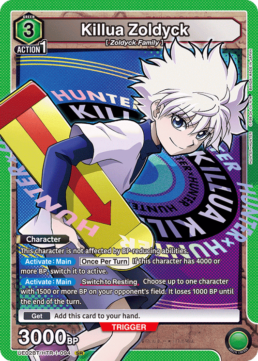 Killua Zoldyck (UE02BT/HTR-1-094) (SR)