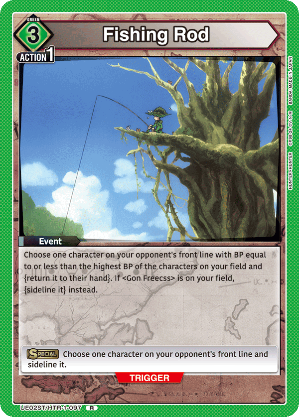 Fishing Rod (Character) (UE02ST/HTR-1-097) (R) (Non-Foil)