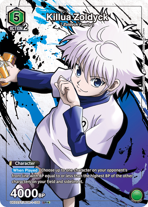 Killua Zoldyck (Character) (UE02ST/HTR-1-105) (SR) (Alternate Art)