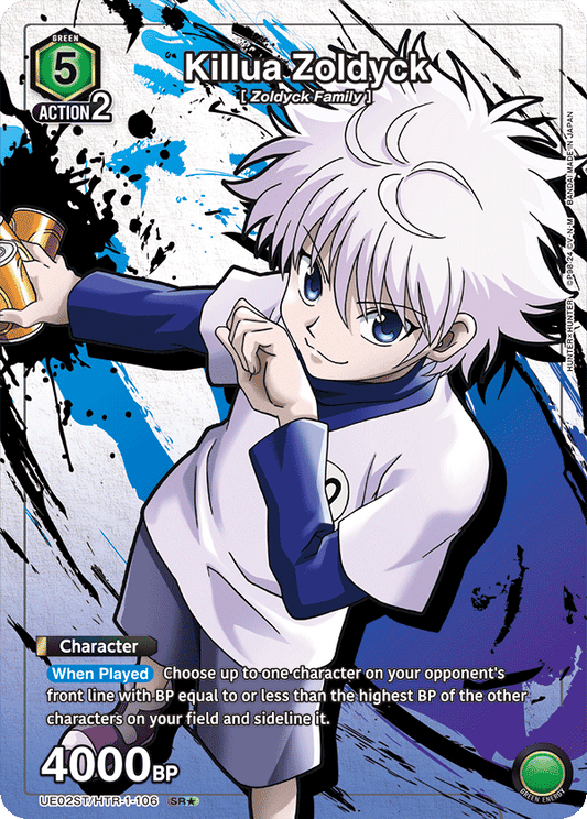 Killua Zoldyck (Character) (UE02ST/HTR-1-105) (SR) (Alternate Art)