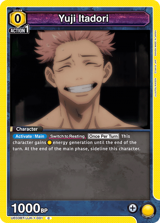 Yuji Itadori (Character) (UE03BT/JJK-1-001) (C)