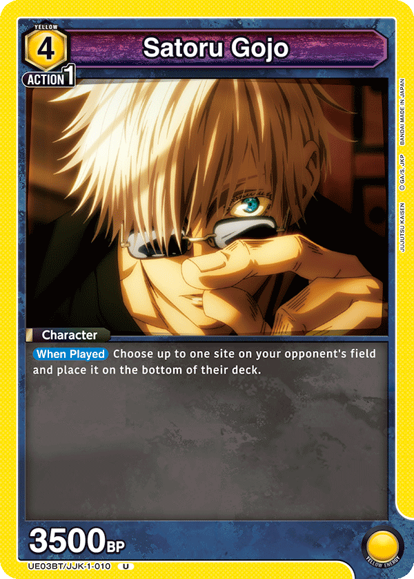 Satoru Gojo (Character) (UE03BT/JJK-1-010) (U)