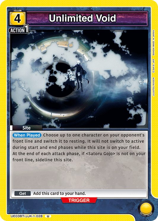 Unlimited Void (Site) (UE03BT/JJK-1-028) (U)