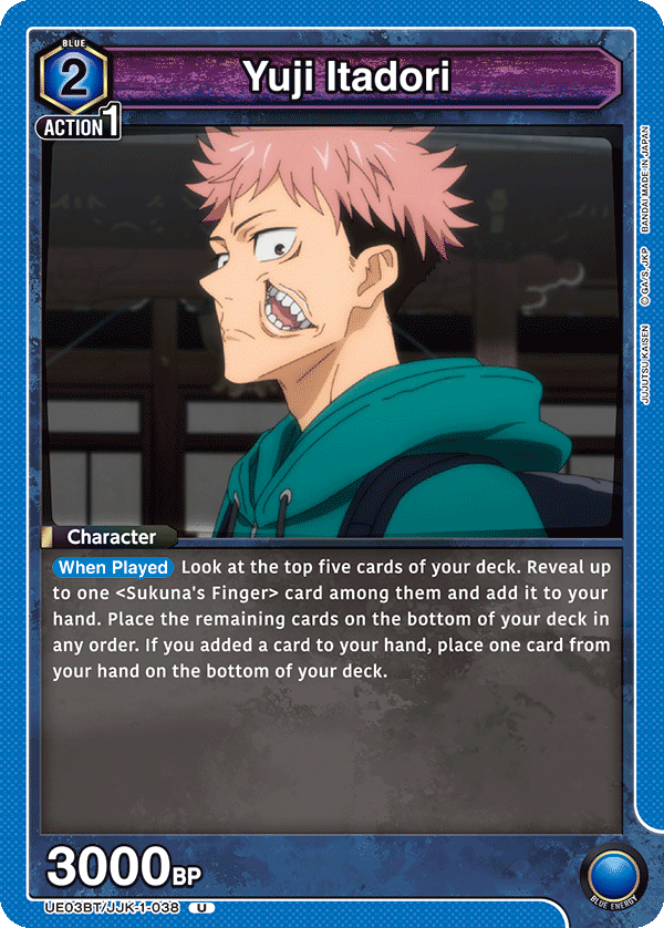 Yuji Itadori (Character) (UE03BT/JJK-1-038) (U)