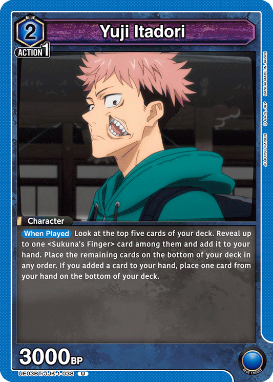 Yuji Itadori (Character) (UE03BT/JJK-1-038) (U)