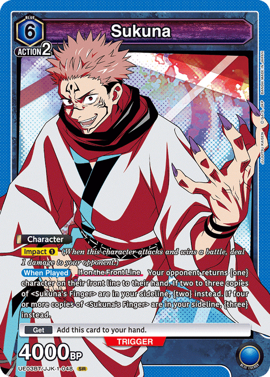 Sukuna (Character) (UE03BT/JJK-1-048) (SR)