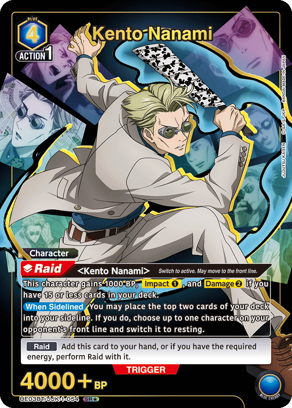 Kento Nanami (Character) (UE03BT/JJK-1-054) (SR*) (Alternate Art)
