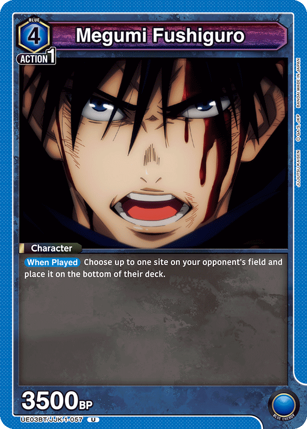 Megumi Fushiguro (Character) (UE03BT/JJK-1-057) (U)
