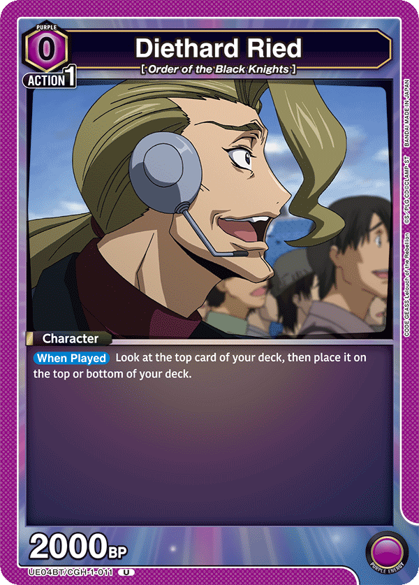Diethard Ried (Character) (UE04BT/CGH-1-011) (U)
