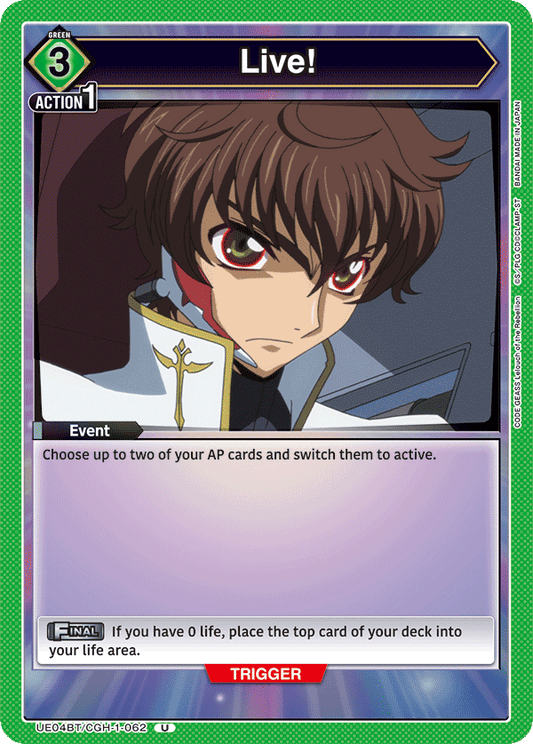 Live! (Event) (UE04BT/CGH-1-062) (U)