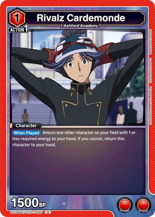Rivalz Cardemonde (Character) (UE04BT/CGH-1-089) (U)