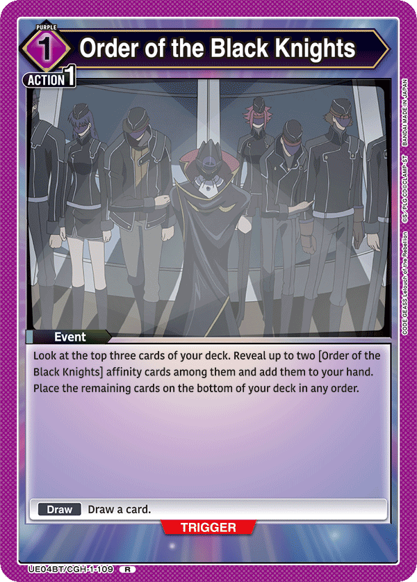Order of the Black Knights (Event) (UE04BT/CGH-1-109) (R)