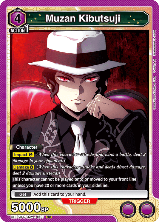 Muzan Kibutsuji (Character) (UE05BT/KMY-1-035) (SR)