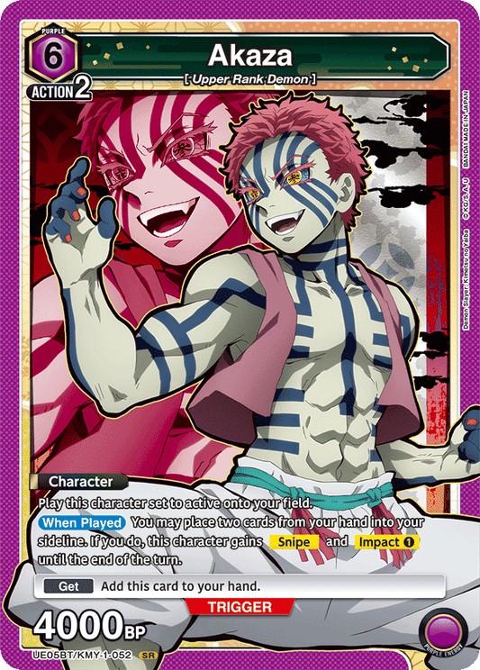 Akaza (Character) (UE05BT/KMY-1-052) (SR)