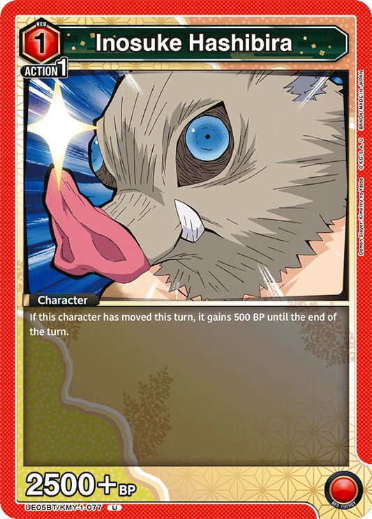 Inosuke Hashibira (Character) (UE05BT/KMY-1-077) (U)