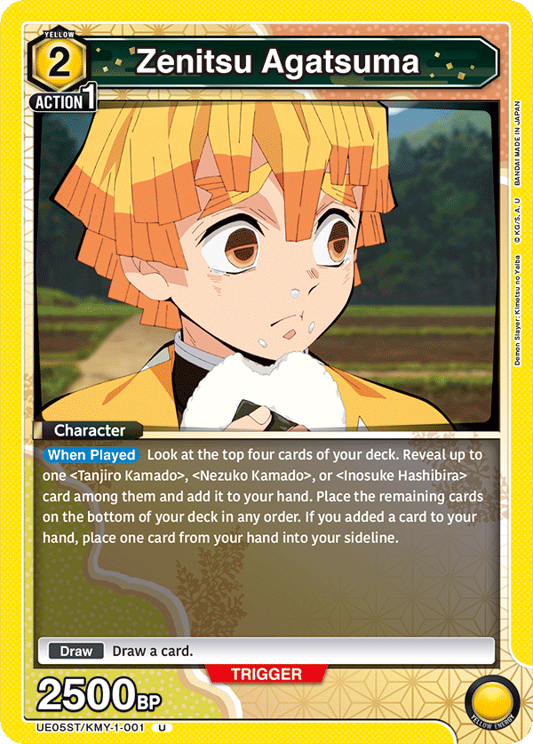 Zenitsu Agatsuma (Character) (UE05ST/KMY-1-001) (U)