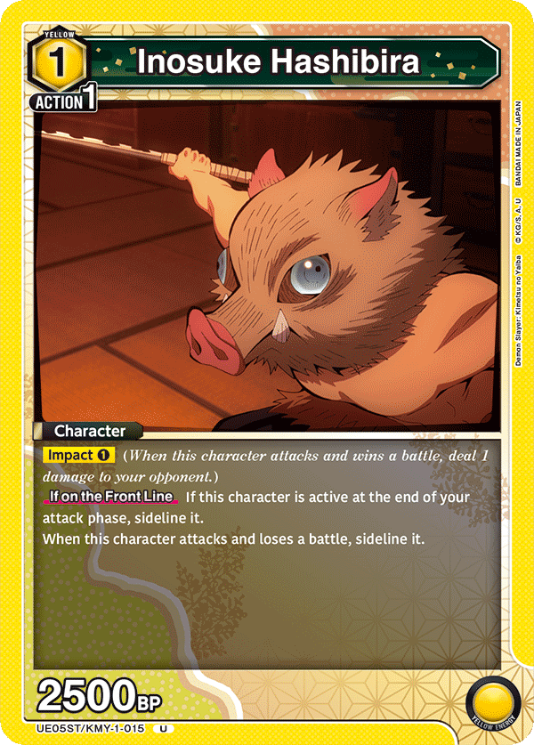 Inosuke Hashibira (Character) (UE05ST/KMY-1-015) (U)