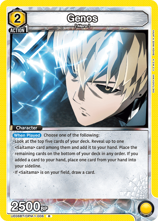 Genos (Character) (UE06BT/OPM-1-006) (R)