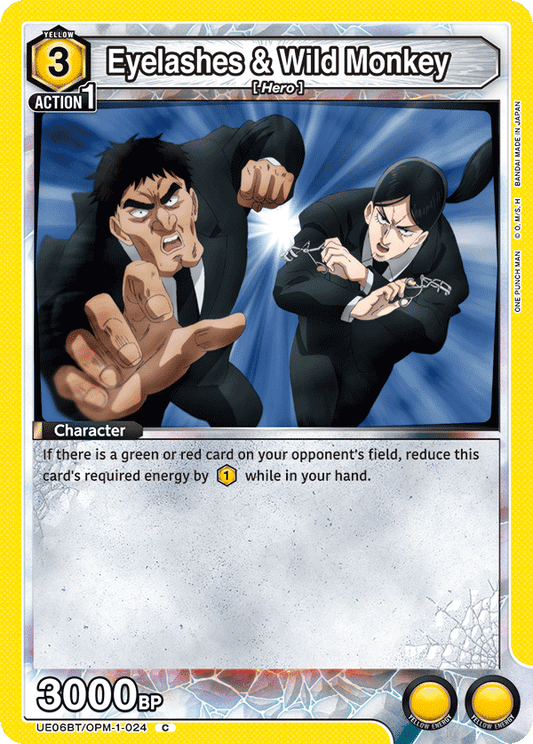 Eyelashes & Wild Monkey (Character) (UE06BT/OPM-1-024) (C)