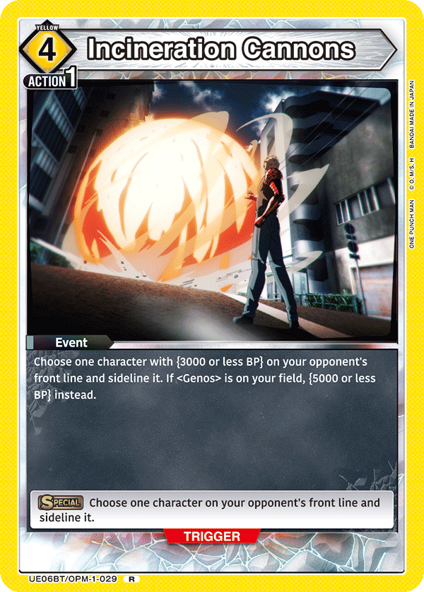 Incineration Cannons (Event) (UE06BT/OPM-1-029) (R)
