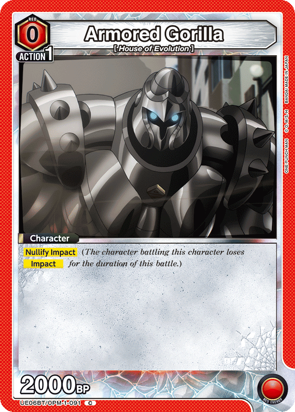 Armored Gorilla (Character) (UE06BT/OPM-1-091) (C)