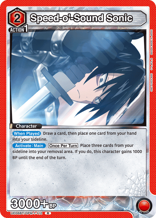 Speed-o'-Sound Sonic (Character) (UE06BT/OPM-1-112) (R)