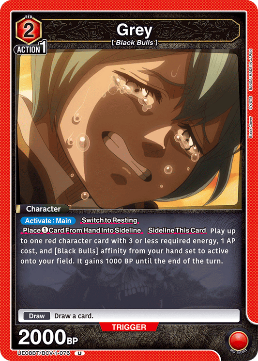 Grey (UE08BT/BCV-1-076) (U)