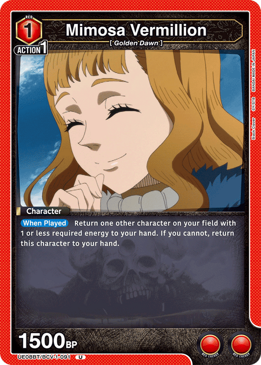 Mimosa Vermillion (UE08BT/BCV-1-091) (U)