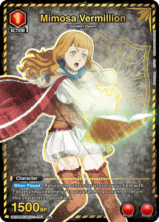 Mimosa Vermillion (UE08BT/BCV-1-091) (U) (Alternate Art)
