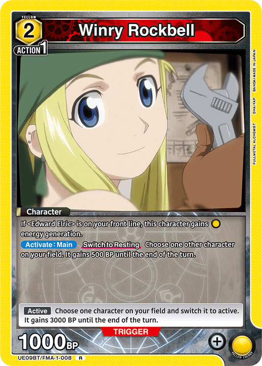 Winry Rockbell (Character) (UE09BT/FMA-1-008) (R)
