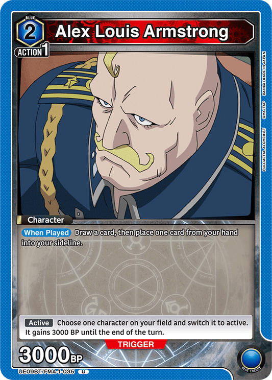 Alex Louis Armstrong (Character) (UE09BT/FMA-1-035) (U)