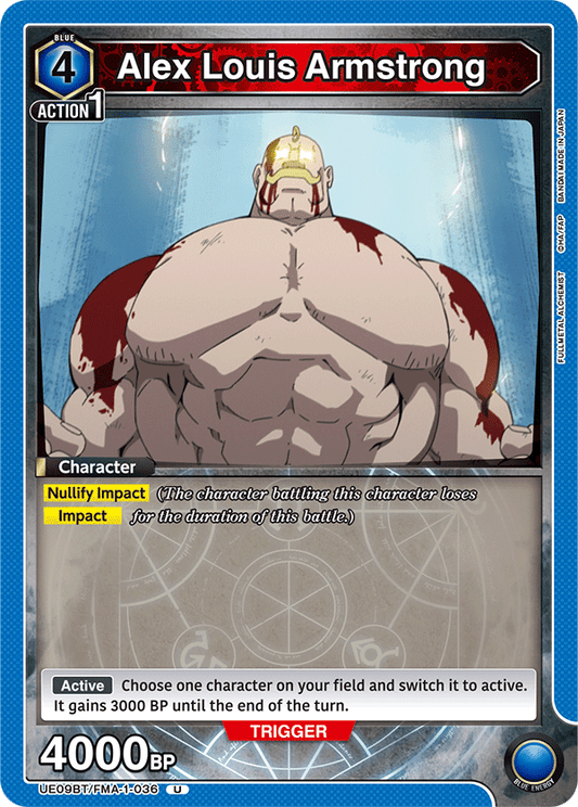 Alex Louis Armstrong (Character) (UE09BT/FMA-1-036) (U)
