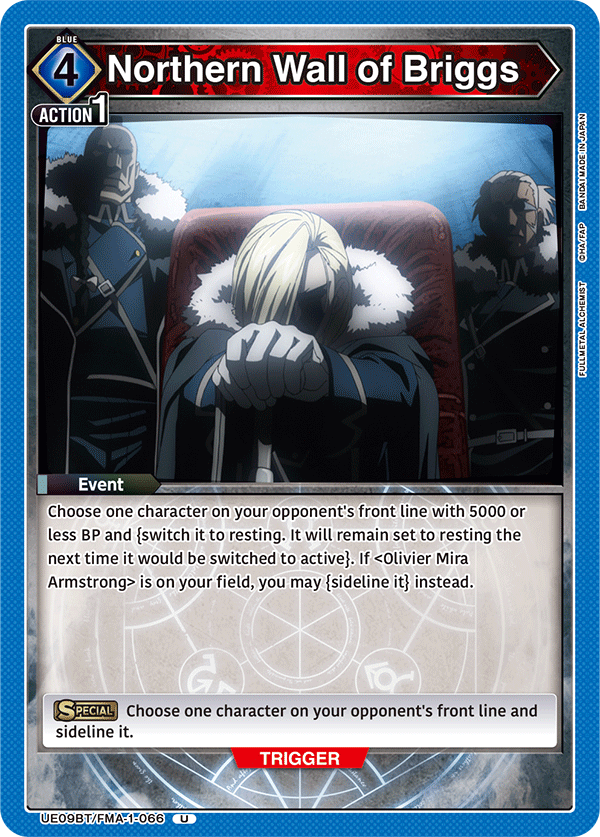 Northern Wall of Briggs (Event) (UE09BT/FMA-1-066) (U)