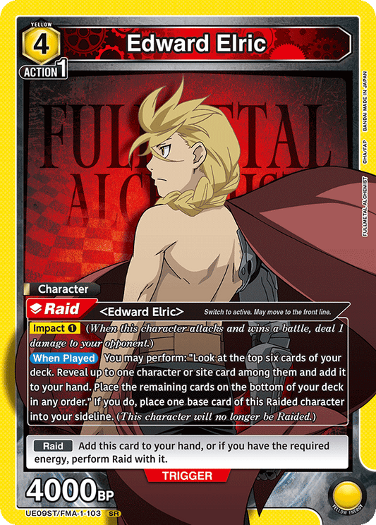 Edward Elric (Character) (UE09ST/FMA-1-103) (SR)
